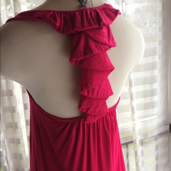 Ella Moss Ruffle Strap Racerback Top - Picture 1 of 7